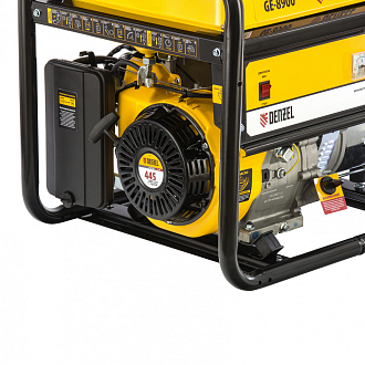 Генератор бензиновый GE 8900, 8.5 кВт, 220 В/50 Гц, 25 л, ручной старт Denzel - фото 2