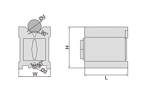 Призма пов. и разм. 100х 70х 95 для валов ø5-65 мм магнитная 100кгс (2шт), INSIZE - фото 2