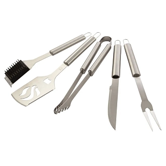 Набор приборов для барбекю, 5 шт, в алюминиевом кейсе, Camping Palisad - фото 3