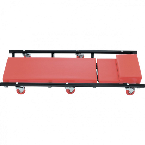 Фото 0 товара Лежак ремонтный на шести колесах, 1030 х 440 х 120 мм, поднимающийся подголовник Matrix