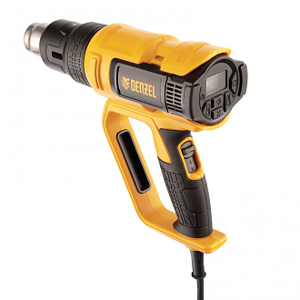 Фен технический HG-2000E, 2000 Вт, 2 режима, LCD дисплей Denzel - фото 8