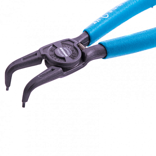 Фото 1 товара Съемник, 165 мм, для внешних стопорных колец (19-60 мм), изогнутые губки (разжим) Gross