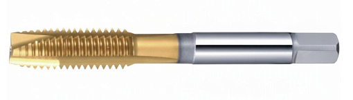 Фото 0 товара Метчик М 10х1.5 6H HSS-E TiN прямой с подточ. скв. DIN371 Deskar