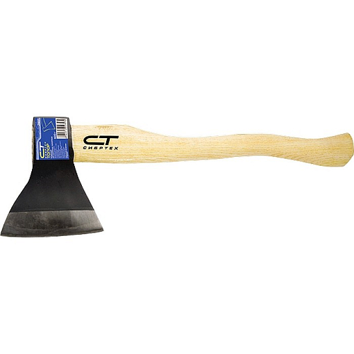 Фото 0 товара Топор ТП11-10, 1000 г, в сборе, кованый, деревянное топорище Сибртех