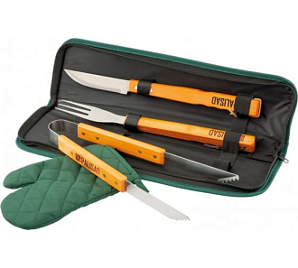 Набор приборов для барбекю, 4 предмета в сумке Camping Palisad - фото 2