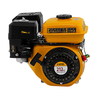 Двигатель бензиновый RX-17S, 7 л.с., 212 см3, горизонтальный вал шлиц 25 мм Denzel - фото 5