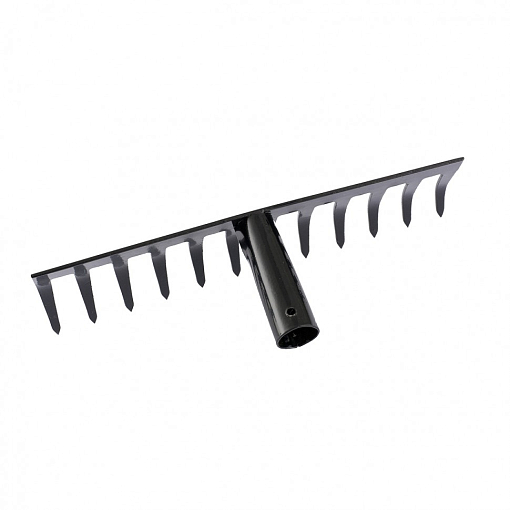 Фото 1 товара Грабли стальные, 300 мм, 12 прямых зубьев, без черенка, Россия Сибртех