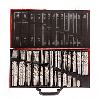 Набор сверл по мет., 1-13 мм, 230 шт., HSS, в металлическом кейсе Matrix - фото 2