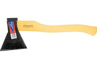 Топор кованный, в сборе, 1200/1500 г, дер. топорище, 500 мм, Б3, (Труд) г. Вача Россия - фото 2