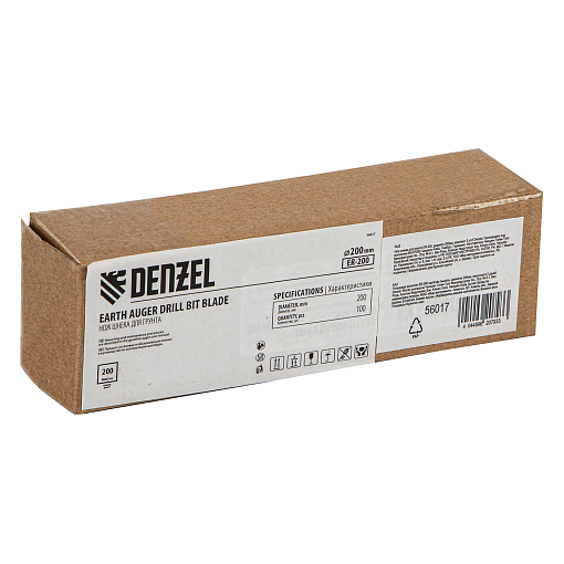 Фото 4 товара Нож шнека для грунта ER-200, диаметр 200 мм, комплект 2 шт Denzel
