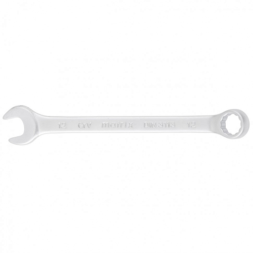 Фото 0 товара Ключ комб., 12 мм, CrV, матовый хром Matrix