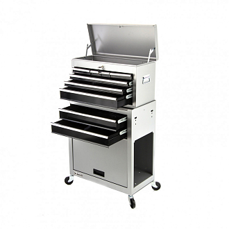 Шкаф для инструмента, 600х260х340 мм, 616х330х658 мм, на колесах, 10 ящиков Matrix - фото 5