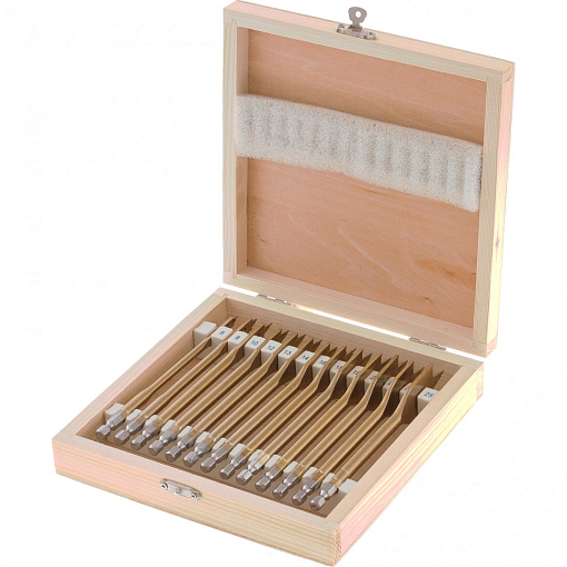 Фото 0 товара Набор сверл перовых по дереву, 6-8-10-12-13-14-16-18-19-20-22-24-25 мм, 13 шт Matrix