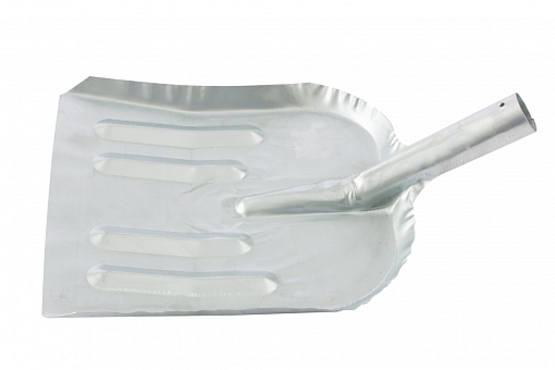 Фото 0 товара Лопата для уборки снега стальная оцинкованная, 320 х 340 мм, без черенка, Россия