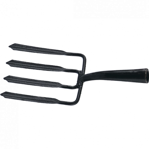 Фото 1 товара Вилы 4-х рогие, копальные, 190 х 220 х 1320 мм, кованые, деревянный черенок, Арти Россия