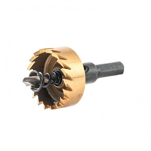 Фото 1 товара Коронка по металлу HSS, 32 мм, нитридтитановое покрытие Denzel