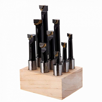 Комплект резцов к расточной головке D-50 (Т15К6, 9 шт.) - фото 1