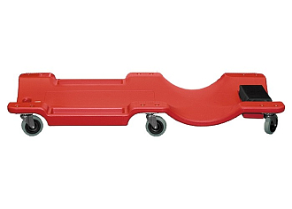 Лежак ремонтный на шести колесах, 1000 х 475 х 128 мм, пластиковый Matrix - фото 2