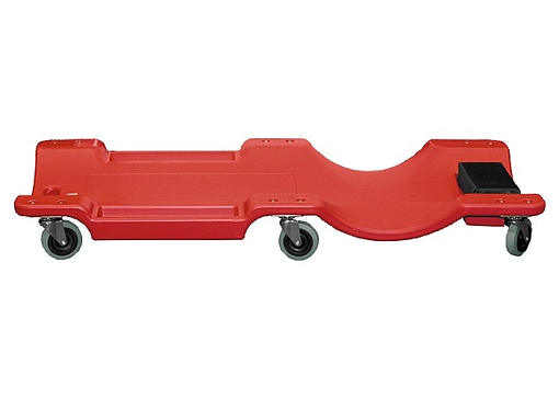 Фото 1 товара Лежак ремонтный на шести колесах, 1000 х 475 х 128 мм, пластиковый Matrix