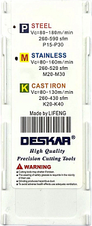 TGF32L 175 LDA пластина для отрезки и точения канавок Deskar - фото 5