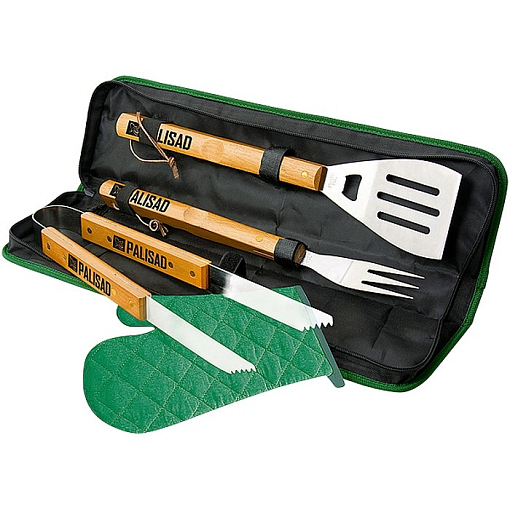 Фото 0 товара Набор приборов для барбекю, 4 предмета в сумке Camping Palisad