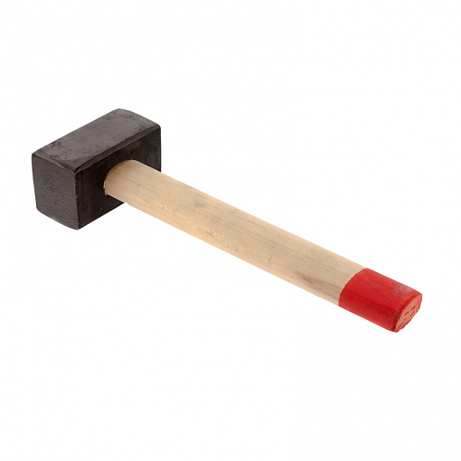 Фото 3 товара Кувалда, 4000 г, кованая головка, деревянная рукоятка "Павлово" Россия