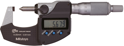 Фото 0 товара Цифровой микрометр с измерительным наконечником 0-20 мм