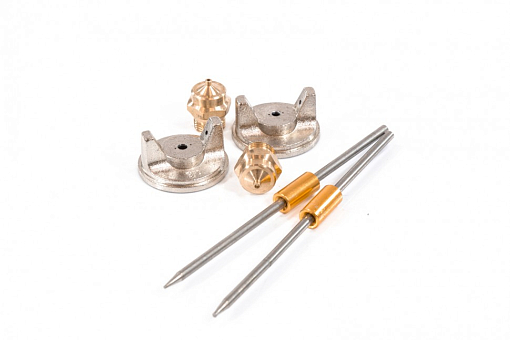 Фото 3 товара Краскораспылитель пневм. с нижним бачком V 0,75 л, сопло D 1.2, 1.5 и 1.8 мм Matrix