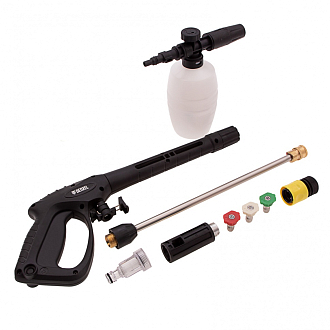 Моечная машина высокого давления R-210iD, 2600 Вт, 210 бар, 8.0 л/мин, асинхронный двигатель, барабан Denzel - фото 8