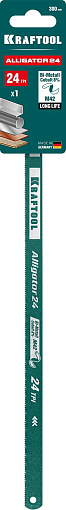 Фото 3 товара Полотно для ножовки по металлу Alligator-24 15942-24-1 KRAFTOOL 24 TPI, 300 мм, 1 шт.