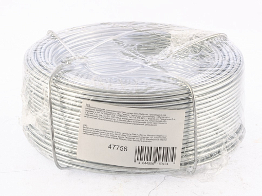 Фото 1 товара Проволока стальная, оцинкованная 2,0 мм, длина 50 м Сибртех