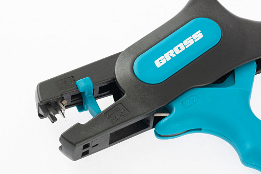 Фото 1 товара Щипцы для зачистки электропроводов 0,2-6 мм2 (10-24 AWG), лезвие: нержавеющая сталь Gross