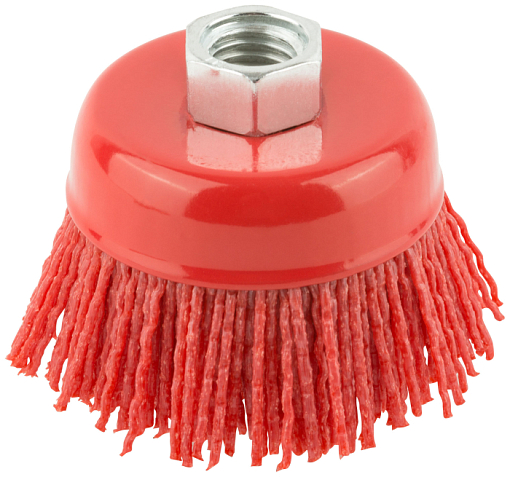 Фото 0 товара Корщетка-чашка нейлоновая, гайка М14, Профи 65 мм FIT
