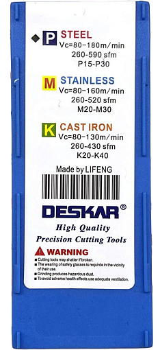 Фото 4 товара CNMG120408 CQ LF9018 токарная пластина Deskar