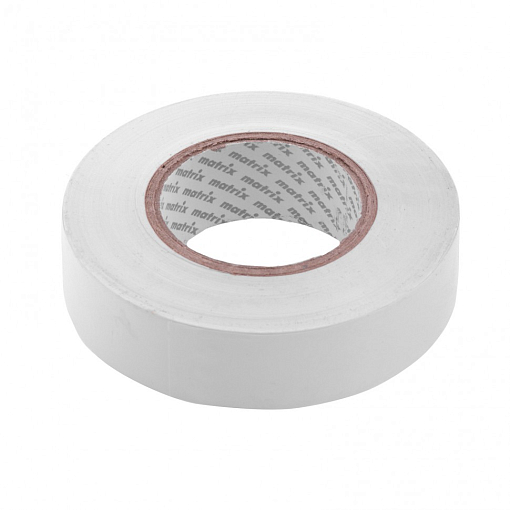 Фото 0 товара Изолента ПВХ, 19 мм х 20 м, белая, 150 мкм Matrix