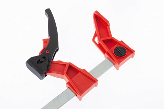 Струбцина реечная быстрозажимная, усиленная, пластиковый корпус рычажно-храповой механизм, 500 х 100 х 661 мм, штанга 5 х 22 мм Matrix - фото 3