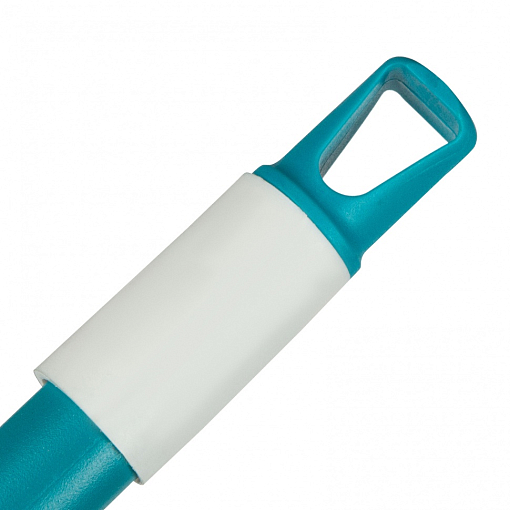 Фото 3 товара Щетка пластмасс. для подметания пола, премиум, 23 см, c черенком, 120 см, бирюзовая щетина, Home Palisad