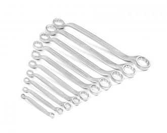 Набор ключей накидных 6-30мм (10шт) Cr - фото 2