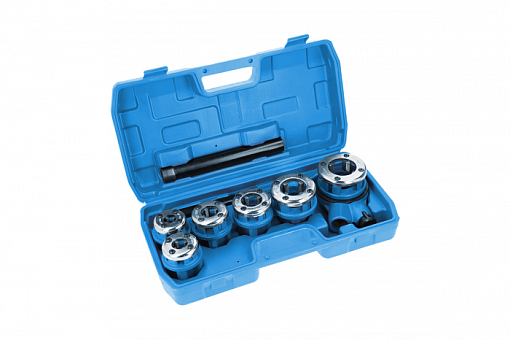 Фото 0 товара Набор клуппов для нарезаниярезьбы 1/4" - 5/4" HOEGERT