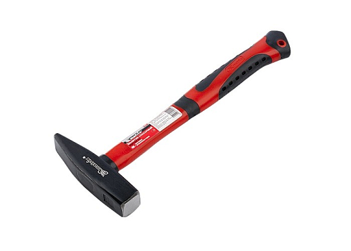 Фото 1 товара Молоток слесарный, 400 г, фибергласовая обрезин. рукоятка Matrix