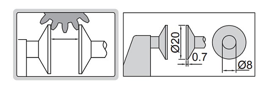 Фото 2 товара Микрометр МЗЦ-50, 25-50мм/1-2", 0.001мм/0.00005" невращ микровинт, INSIZE