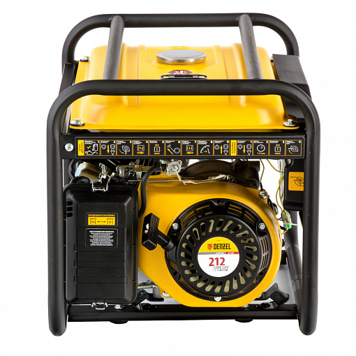 Фото 9 товара Генератор бензиновый PS 33, 3.3 кВт, 230 В, 15 л, ручной стартер Denzel