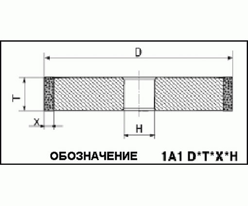Фото 1 товара Круг эльборовый 1А1 125х20х32х5 ЛКВ40 125/100 100 К СМ1