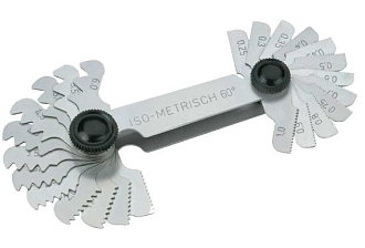 Набор резьбовых шаблонов 28шт, 4-62 TPI 55°, NORGAU - фото 1