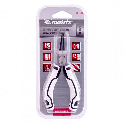 Фото 3 товара Круглогубцы Mini, 125 мм, авторазжим, Pro Matrix