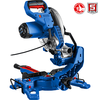 Пила торцовочная с протяжкой ППТ-255-П Профессионал ЗУБР 2000 Вт, 255х30 мм - фото 9