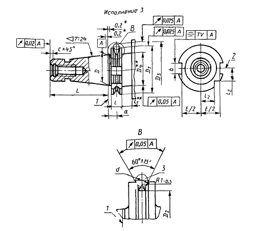 Фото 1 товара Оправка для насадных торцевых фрез 7:24 К40 d27 ГОСТ 25827 исп.3
