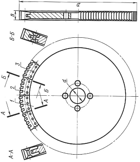 Пила дисковая сегментная (пила Геллера) 400х4 - фото 2