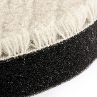 Насадка полировальная "под липучку", 125 мм, короткая плетеная шерстяная нить Matrix - фото 3