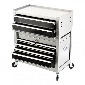 Шкаф для инструмента, 600х260х340 мм, 616х330х658 мм, на колесах, 10 ящиков Matrix - фото 3